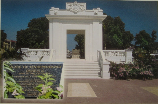 Postal haitiana: Mausoleo de los Héroes de la Independencia, Haití