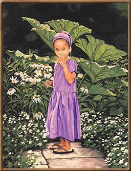 Sophia Lacroix 20"x15" Maíz Flores Giclee en Papel Edición Limitada 50 s/n #3LS-10-11MFN