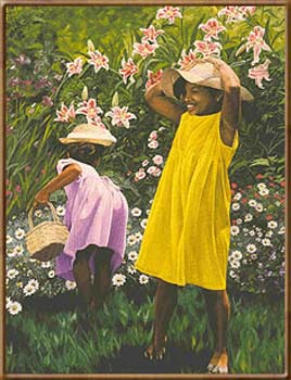 Sophia Lacroix 12"x 9.5" Fleurs De Lys (Lirios) Giclee en papel Edición limitada 95 s/n #7LS-11-10