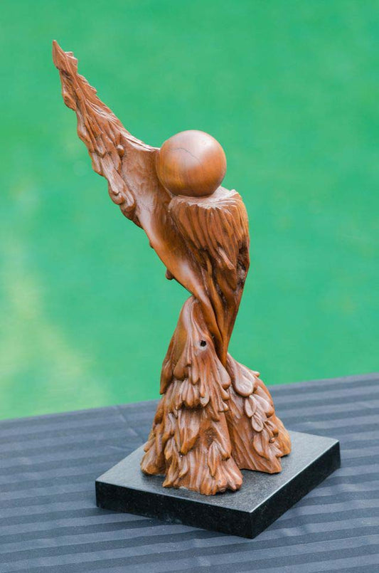 Randolph San Millan "Mama-Jama" 19" alto x 7.25" ancho x 7.25" profundidad Madera sobre granito #CRSM9