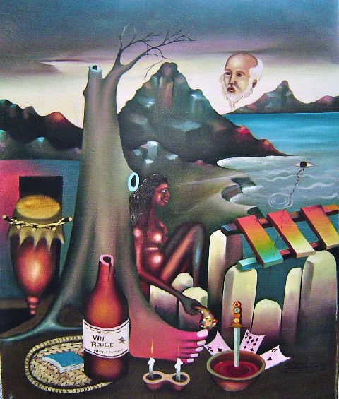 Julio Jean 24"x20" Óleo sobre Lienzo #1MFN